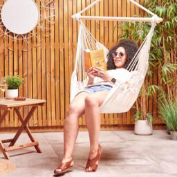 VonHaus VonHaus Outdoor Hanging Chair - thumbnail 2