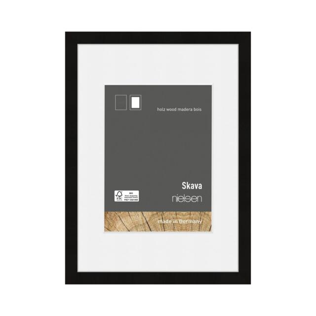 nielsen Skava Wooden Picture Frame with White Mount - image 1