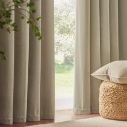 Yard Heavy Chenille Fully Lined Eyelet Curtains - thumbnail 4