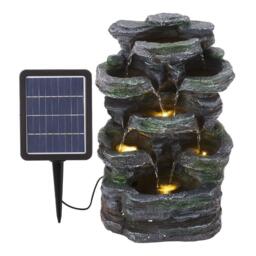 Breeins Faux Rock Garden Fountain with Lights - thumbnail 3