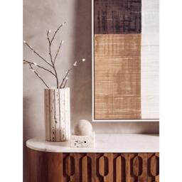 Fifty Five South Astratto Neutral Abstract Textured Canvas Wall Art - thumbnail 4
