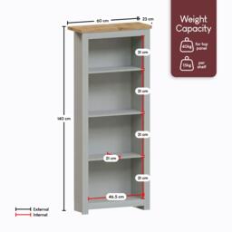 Lassic Vida Designs Arlington 4 Tier Bookcase - thumbnail 2