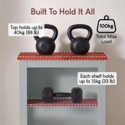 Lassic Vida Designs Arlington 4 Tier Bookcase - thumbnail 6