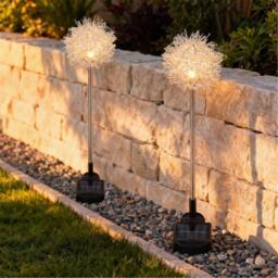Streetwize Solar Dandelion Stake Lights - 2-Pack - thumbnail 4