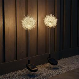 Streetwize Solar Dandelion Stake Lights - 2-Pack - thumbnail 3