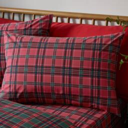 Catherine Lansfield Tartan Check Reversible Duvet Cover Set - thumbnail 3