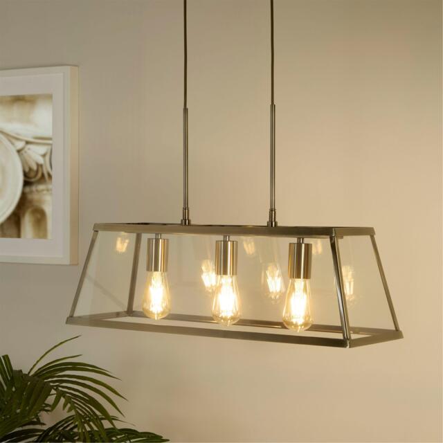 Lighting Collection 3 Light Industrial Pendant - image 1