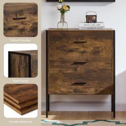 Lassic Vida Designs Brooklyn 3 Drawer Chest - thumbnail 5