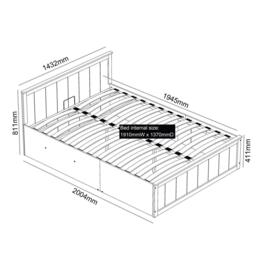 Jack Wills Lancaster Double Ottoman Bed - thumbnail 3
