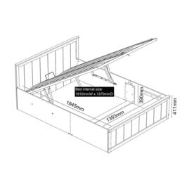 Jack Wills Lancaster Double Ottoman Bed - thumbnail 4