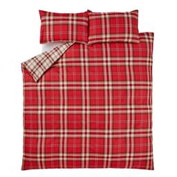 Catherine Lansfield Kelso Check Reversible Duvet Cover Set - thumbnail 5
