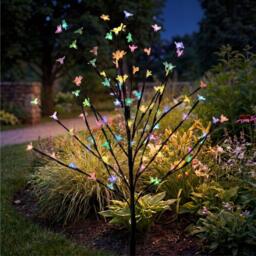 Streetwize 120cm Solar-powered Cherry Flower Stake Tree Light - thumbnail 1