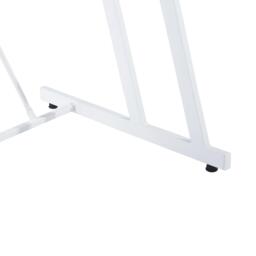 FurnitureR Computer Desk Black Metal Frame Writing Table - thumbnail 9