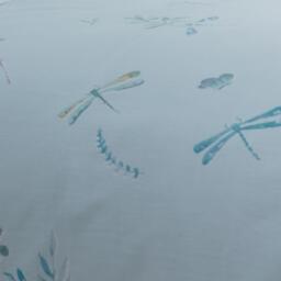 Dreams and Drapes Fifi Botanics Duvet Cover Set Duck Egg Lace Cuff - thumbnail 4