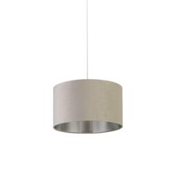 Lighting Collection Velvet Drum Shade - thumbnail 3