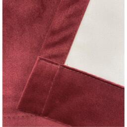 Enhanced Living Oxford Red Velvet Blackout Tape Top Curtains - thumbnail 4