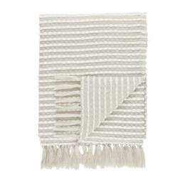 Catherine Lansfield Stab Stitch Tasselled 125x150cm Sofa Throw - thumbnail 5