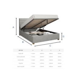 Aspire Kelly Ottoman Storage Bed - thumbnail 4