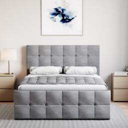 Lassic Vida Designs Valentina Double Ottoman Bed UKFR - thumbnail 4