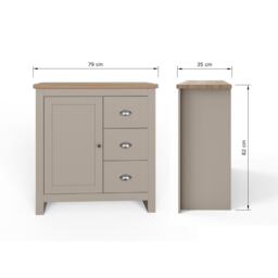 GFW Lancaster 3 Drawer Sideboard - thumbnail 8