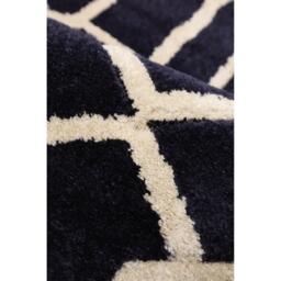 Homemaker Newport Lattice Rug Navy - thumbnail 3