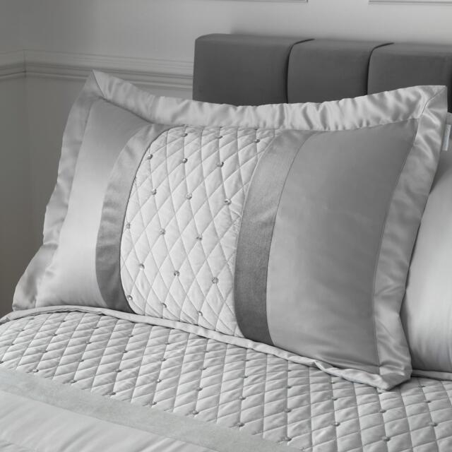 Catherine Lansfield Sequin Cluster Quilted Pillow sham Pair - image 1