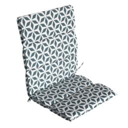 Streetwize Outdoor Geo Grey Full Length Seat Cushion Pair - thumbnail 5