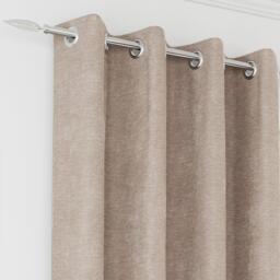 Enhanced Living Knightsbridge Sand Blackout Chenille Curtains - thumbnail 2