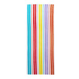 Catherine Lansfield Rainbow Stripe Cotton Beach Sun Lounger Towel - thumbnail 4