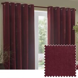 Yard Heavy Chenille Fully Lined Eyelet Curtains - thumbnail 7