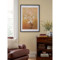 Laura Ashley Blossom in Vase Print in a Black Frame - thumbnail 2