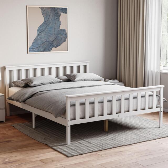 Lassic Vida Designs Milan King Size Wooden Bed, High Foot - image 1