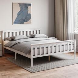Lassic Vida Designs Milan King Size Wooden Bed, High Foot - thumbnail 1