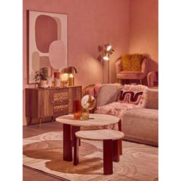 Fifty Five South Astratto Canvas Natural Wall Art - thumbnail 2