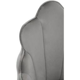 Interiors by Premier Tian Grey Velvet Dining Chair - thumbnail 2