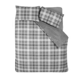 Catherine Lansfield Cosy Sherpa Check Duvet Cover Set - thumbnail 5