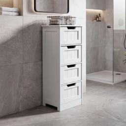 Lassic Bath Vida Priano 4 Drawer Freestanding Unit - thumbnail 1