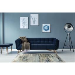 Esselle Solar Neptune Natural / Blue 160 x 230cm Rug - thumbnail 9