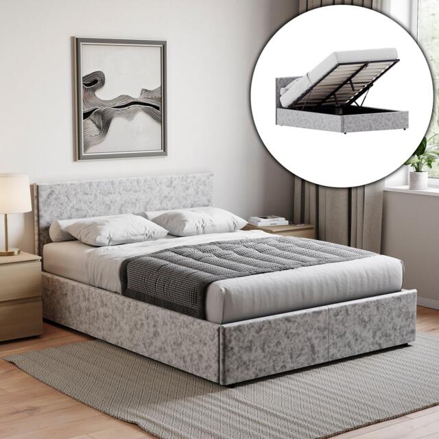 Lassic Veronica King Ottoman Storage Bed & Mattress Set - image 1