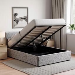 Lassic Veronica King Ottoman Storage Bed & Mattress Set - thumbnail 3