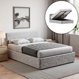 Lassic Veronica King Ottoman Storage Bed & Mattress Set - thumbnail 1
