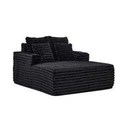 Urban Meuble Faux Fur Convertible Sleeper Sofa Chaise Lounge - thumbnail 5