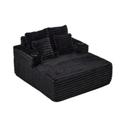 Urban Meuble Faux Fur Convertible Sleeper Sofa Chaise Lounge - thumbnail 8
