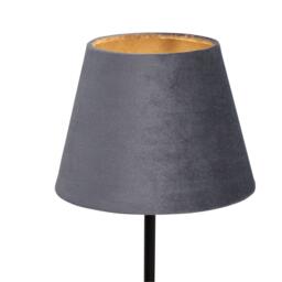 Lighting Collection Velvet Drum Shade - thumbnail 4