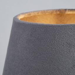 Lighting Collection Velvet Drum Shade - thumbnail 2