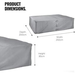 VonHaus VonHaus - Furniture Set Cover 250 * 200 * 80cm - thumbnail 3