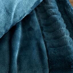 Catherine Lansfield Velvet And Faux Fur Soft Touch Blanket Throw - thumbnail 2