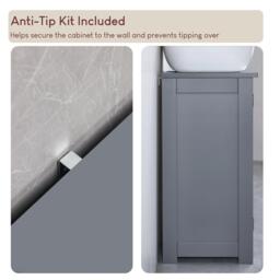 Lassic Bath Vida Priano 2 Door Under Sink Cabinet - thumbnail 9