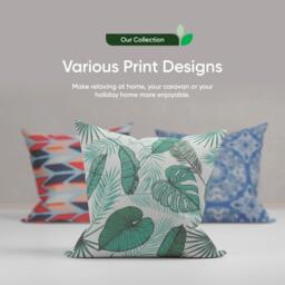 Streetwize Outdoor Blue Stripe Scatter Cushions - thumbnail 7