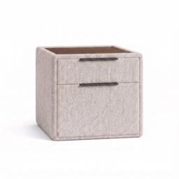 Sofa.com Cole Small Bedside Table in Brushed Matte Weave